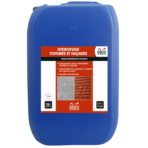 Traitements Des Toitures Hydrofuge Toitures Et Façades ELOS Bidon De 20 Litres 501318 1 Traitements Des Toitures Hydrofuge Toitures Et Façades ELOS Bidon De 20 Litres 501318