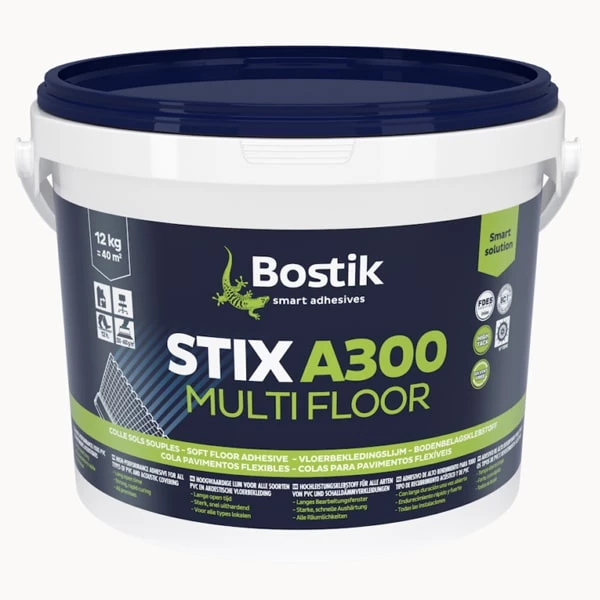 Colle Multi-usage Colle Acrylique Bostik Stix A300 Multi Floor - Ivoire - Seau De 12 Kg 1 Colle Multi-usage Colle Acrylique Bostik Stix A300 Multi Floor - Ivoire - Seau De 12 Kg