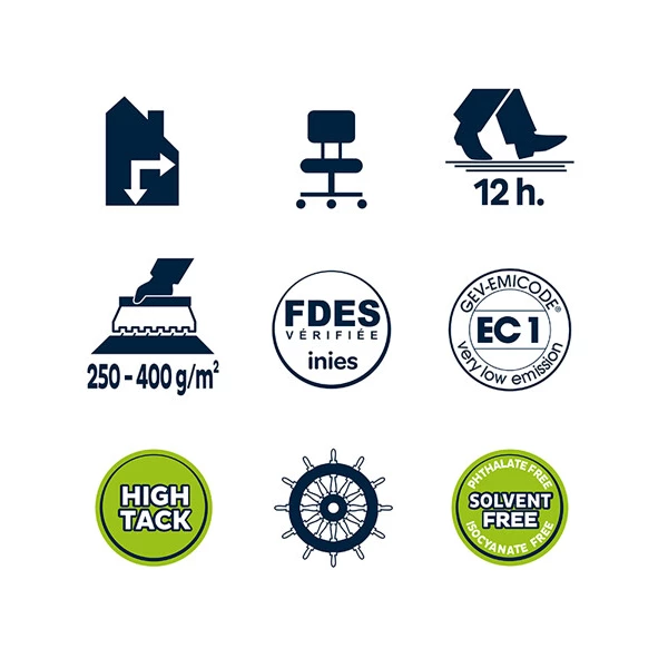 Colle Multi-usage Colle Acrylique Bostik Stix A300 Multi Floor - Ivoire - Seau De 12 Kg 2 Colle Multi-usage Colle Acrylique Bostik Stix A300 Multi Floor - Ivoire - Seau De 12 Kg – Image 2