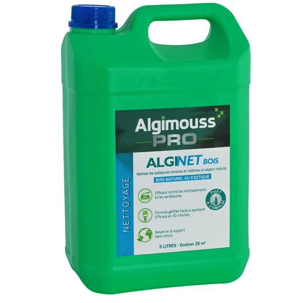 Produit Nettoyant Et Dégraissant Nettoyant Rénovateur De Bois Alginet Bois Bidon De 5 Litres Algimouss 096002 1 Produit Nettoyant Et Dégraissant Nettoyant Rénovateur De Bois Alginet Bois Bidon De 5 Litres Algimouss 096002