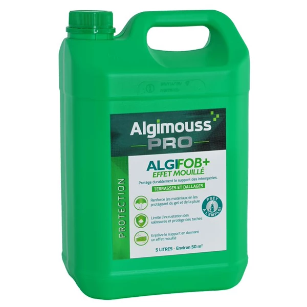 Produit Hydrofuge Et Imperméabilisant Imperméabilisant Dallage Sol Extérieur Algifob 5 Algimouss 098002 2 Produit Hydrofuge Et Imperméabilisant Imperméabilisant Dallage Sol Extérieur Algifob 5 Algimouss 098002 – Image 2