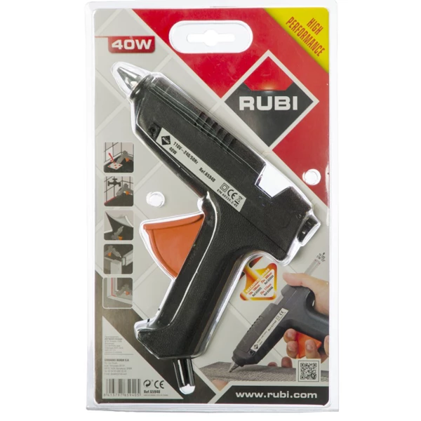 Colle Multi-usage Pistolet à Colle 55W Rubi Bâtonnets Colle Ø11-12 Mm 1 Colle Multi-usage Pistolet à Colle 55W Rubi Bâtonnets Colle Ø11-12 Mm
