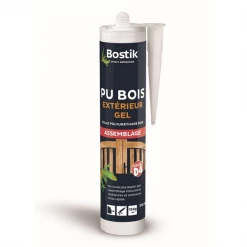 Colles à Bois Colle Polyuréthane Gel Bois Extérieur Matériaux Divers Bostik 310ml