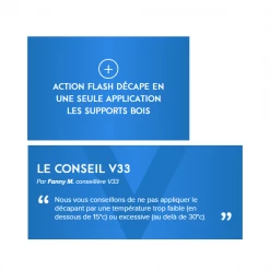 Traitement Du Bois Décapant Gel Express Bois Lasures Vernis Peintures V33 1 L -Chimique Soldes Boutique conseil v33 decapant gel ex