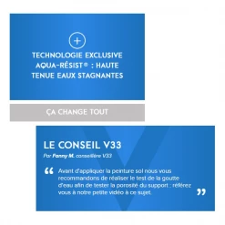 Peinture Sols Extérieurs V33 Climats Extrêmes Carbone Satin Pot 500ml -Chimique Soldes Boutique conseil v33 peinture sols 1