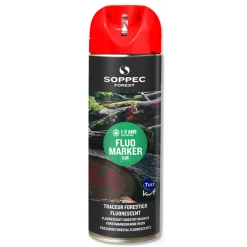 Peinture Traceur Forestier Fluo Marker 12 Mois Rouge Fluorescent Soppec 131313