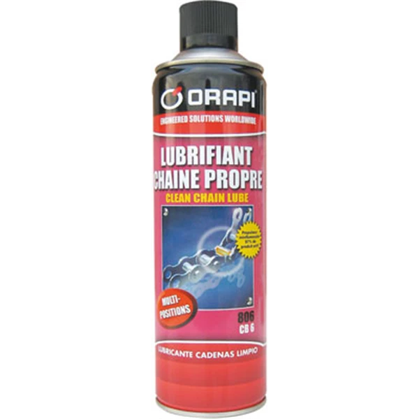 Lubrifiants: Graisse, Huile,.. Lubrifiant Propre Pour Chaîne 806 Aérosol 650 Ml : Orapi 4806A4 1 Lubrifiants: Graisse, Huile,.. Lubrifiant Propre Pour Chaîne 806 Aérosol 650 Ml : Orapi 4806A4