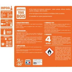 Lasure Pour Bois Lasure Classique V33 Bois Neufs Anciens Chêne Naturel Satin 1L -Chimique Soldes Boutique infos lasure v33