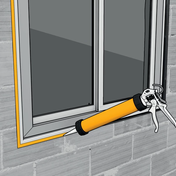 Mastic Acrylique Mastic Silicone Neutre Pour Menuiseries - SikaSeal 109 - Noir - Cartouche 300 Ml 2 Mastic Acrylique Mastic Silicone Neutre Pour Menuiseries - SikaSeal 109 - Noir - Cartouche 300 Ml – Image 2