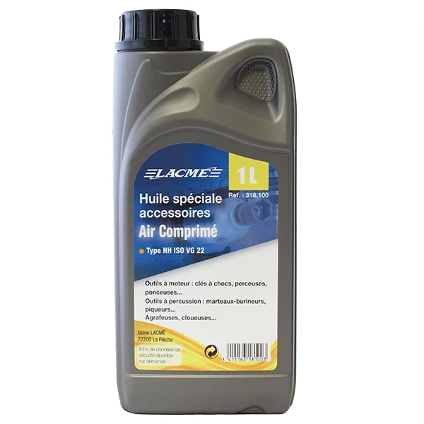 Huiles Pour Machine Huile Spéciale Accessoire Pour Compresseur Bidon 1 Litre Lacmé 318100 1 Huiles Pour Machine Huile Spéciale Accessoire Pour Compresseur Bidon 1 Litre Lacmé 318100