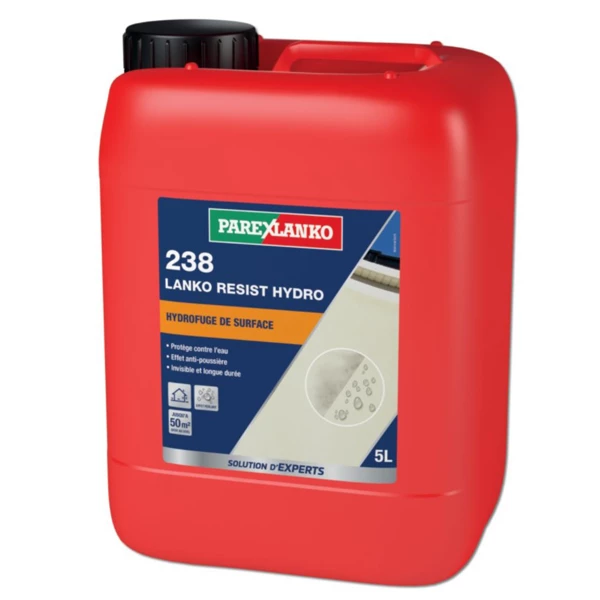 Parexlanko Produit Hydrofuge Et Imperméabilisant Hydrofuge Surface Imperméabilisant Lanko Resist Hydro 238 5L 1 Parexlanko Produit Hydrofuge Et Imperméabilisant Hydrofuge Surface Imperméabilisant Lanko Resist Hydro 238 5L