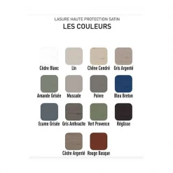 Lasure Pour Bois Lasure Bois Intérieur Extérieur V33 Résine HP Lin Satin - Pot 2,5L