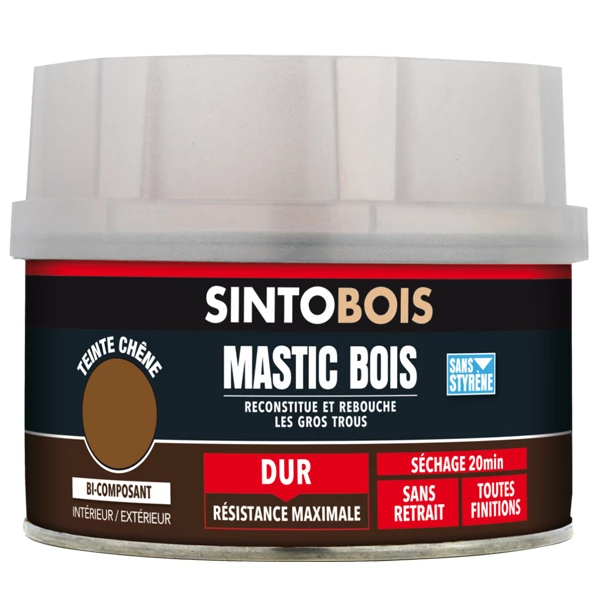 Mastic Pu Mastic Bois Rigide Réparer Restaurer Bois Sinto Bois Chêne Pot 1,040 Kg 2 Mastic Pu Mastic Bois Rigide Réparer Restaurer Bois Sinto Bois Chêne Pot 1,040 Kg â Image 2