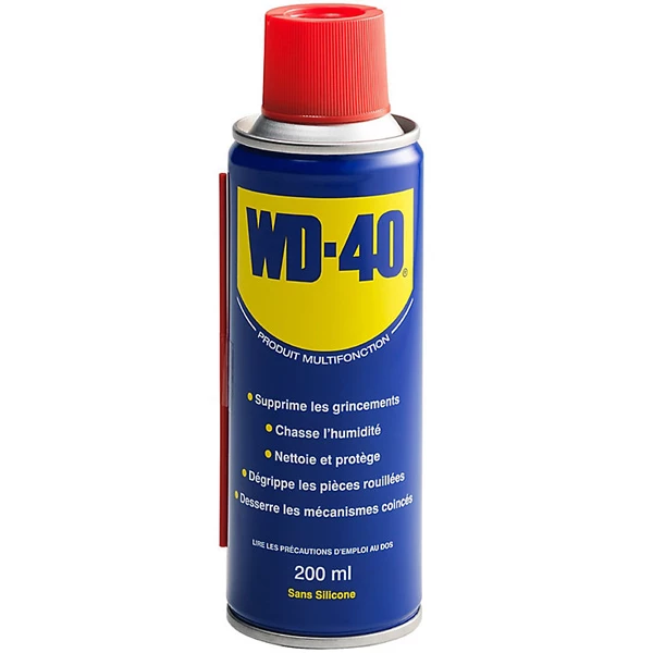 Dégrippants Aérosol 5 Fonctions WD-40 - Toutes Surfaces - 200 Ml 1 Dégrippants Aérosol 5 Fonctions WD-40 - Toutes Surfaces - 200 Ml