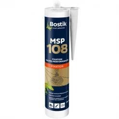 Mastic Pu Mastic Colle MS Polymère108 Cartouche 290 Ml Blanc 3549210031321 Bostik