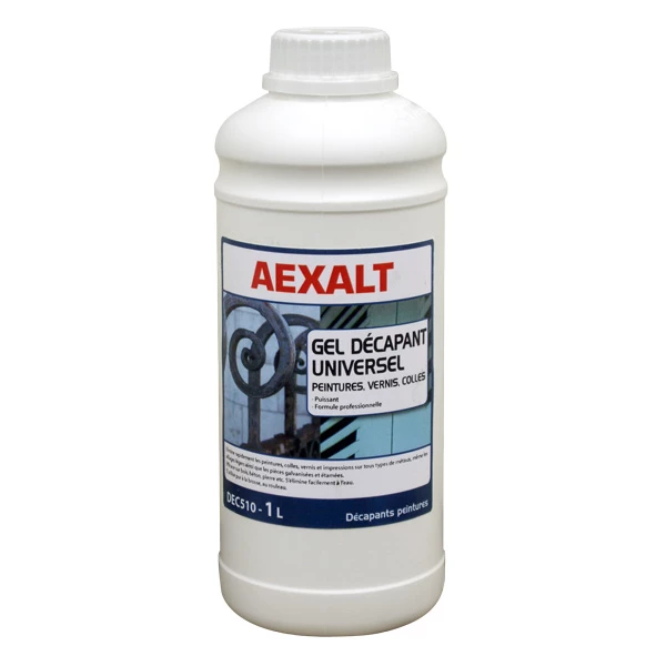 Mastic Et Préparation Support Gel Décapant Bidon De 1 Litre (1.2 Kg) : Aexalt DEC510 3760070265101 1 Mastic Et Préparation Support Gel Décapant Bidon De 1 Litre (1.2 Kg) : Aexalt DEC510 3760070265101