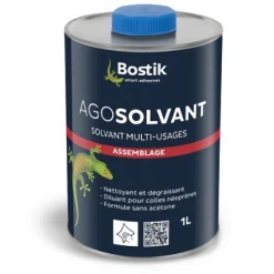 Colle Néoprène Et Dilluant Diluant Nettoyant Bostik Agosolvant Pour Colle Néoprène Pot 1 Litre