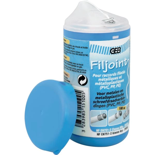 Etanchéité Pour Filetage Fil Imprégné Filjoint Pour L'étanchéité Des Raccords Filetés GEB 515100 1 Etanchéité Pour Filetage Fil Imprégné Filjoint Pour L'étanchéité Des Raccords Filetés GEB 515100