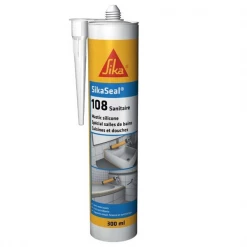 Mastic Pu Mastic Sanitaire Anti-moisissures Sikaseal 108 Blanc 300 Ml 524946