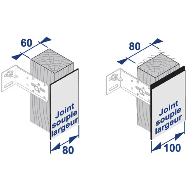 Etanco Joint Compriband Et Isolant Joint D'étanchéité Souple Sans Lèvre EPDM Noir - Largeur 80 Mm - Longueur De 50 Mètres 2 Etanco Joint Compriband Et Isolant Joint D'étanchéité Souple Sans Lèvre EPDM Noir - Largeur 80 Mm - Longueur De 50 Mètres – Image 2