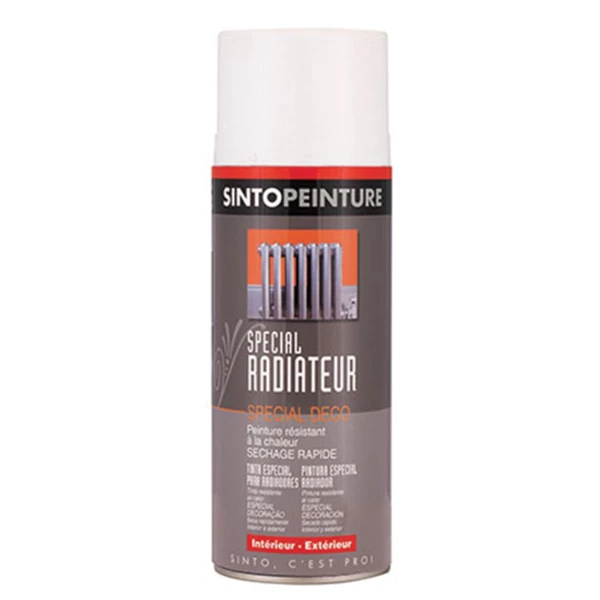 Peinture Radiateur Séchage Rapide Sinto Peinture Blanc Brillant 400ml 2 Peinture Radiateur Séchage Rapide Sinto Peinture Blanc Brillant 400ml – Image 2