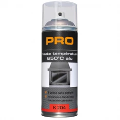 Belton Peinture 1K Gris Alu - Haute Température 650 °C - 400 Ml - Auto-K