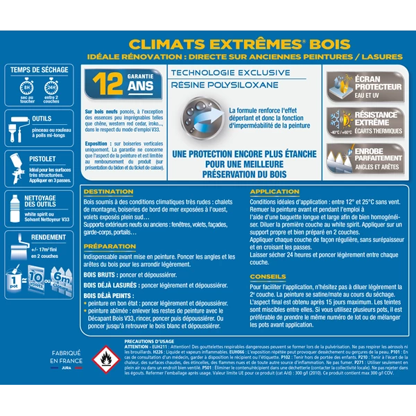 Peinture Exterieure Bois Peinture Bois Climats Extrêmes Satin Rouge Basque 2 L V33 107561 1 Peinture Exterieure Bois Peinture Bois Climats Extrêmes Satin Rouge Basque 2 L V33 107561