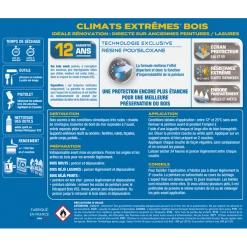 Peinture Exterieure Bois Peinture Extérieure Bois Climats Extrêmes Mat Blanc 500 Ml V33 106595