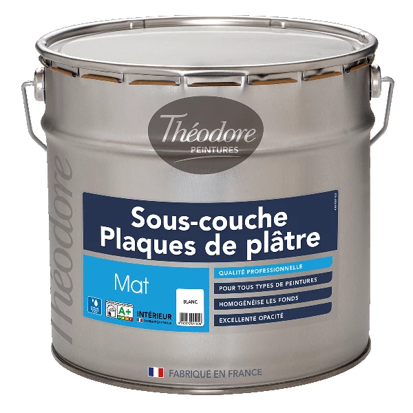 Theodore Peintures Peintures Multi-matériaux Peinture Impression Sous-couche Blanc Mat Théodore Peintures 10L 1 Theodore Peintures Peintures Multi-matériaux Peinture Impression Sous-couche Blanc Mat Théodore Peintures 10L