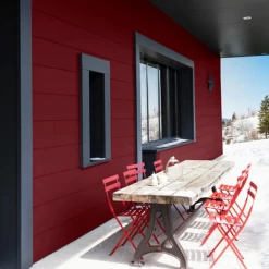 Peinture Exterieure Bois Peinture Bois Extérieurs V33 Climats Extrêmes Rouge Basque Brillant 2L -Chimique Soldes Boutique peinture rouge basque v33 b