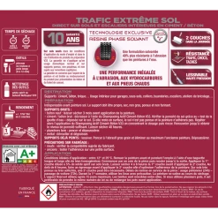 Peinture Sol Trafic Extrême Satin Gris Foncé 2.5 L V33 012089