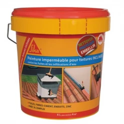 Traitements Des Toitures Peinture Imperméable Toiture Inclinée Sikagard Terre Cuite 4 L 460507 5 Traitements Des Toitures Peinture Imperméable Toiture Inclinée Sikagard Terre Cuite 4 L 460507 -Chimique Soldes Boutique pm580920 580920