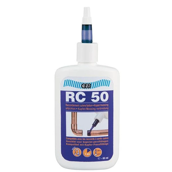 Etanchéité Pour Filetage Solution Raccordement Sans Soudure Cuivre Laiton RC 50 Geb 60 Ml 1 Etanchéité Pour Filetage Solution Raccordement Sans Soudure Cuivre Laiton RC 50 Geb 60 Ml