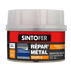 Mastic Et Préparation Support Mastic SintoFer Répare Métal Souple Séchage Rapide Sinto 900 Gr
