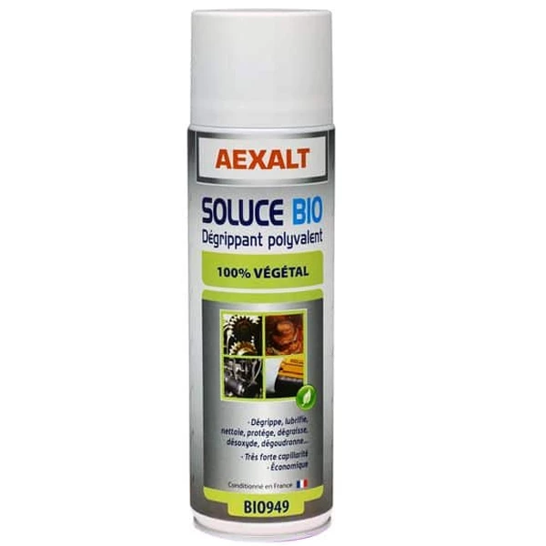 Aexalt Dégrippants Dégrippant Polyvalent 100% Végétal Soluce Bio 400 Ml BIO949 1 Aexalt Dégrippants Dégrippant Polyvalent 100% Végétal Soluce Bio 400 Ml BIO949