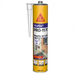 Mastic Pu Mastic Colle Polyuréthane Sikaflex PRO 11FC Blanc 300ml : 101400 Sika 7286