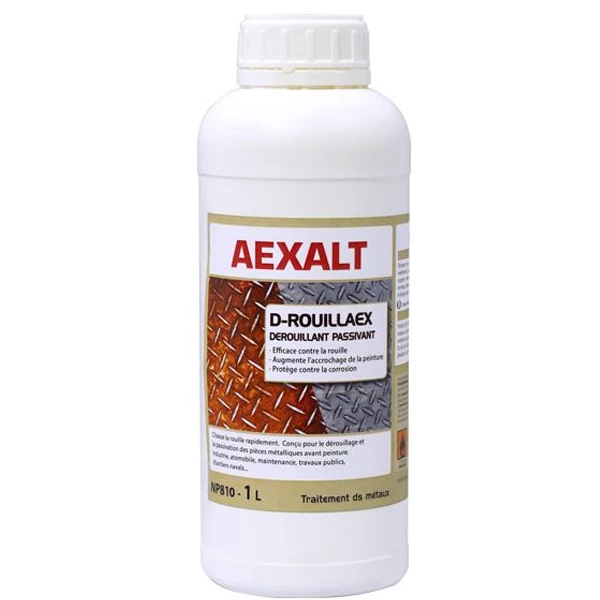 Peintures Antirouille Et Spéciales Fer Dérouillant Passivant Pour Métal Avant Peinture D-Rouillaex Aexalt NP810 1 Peintures Antirouille Et Spéciales Fer Dérouillant Passivant Pour Métal Avant Peinture D-Rouillaex Aexalt NP810
