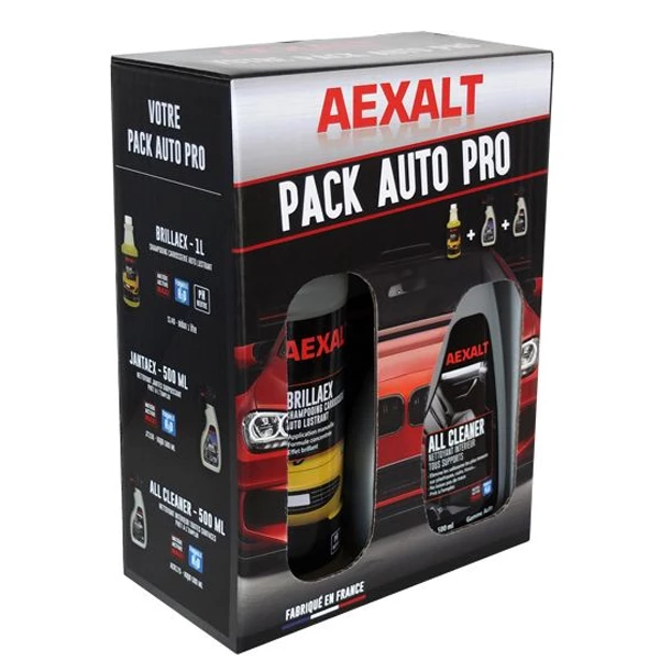 Produits De Nettoyage Automobile Pack De Nettoyants Pour Voiture Aexalt Contenant All Cleaner, Jantaex Et Brillaex PAP254 1 Produits De Nettoyage Automobile Pack De Nettoyants Pour Voiture Aexalt Contenant All Cleaner, Jantaex Et Brillaex PAP254
