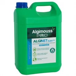 Algimouss Nettoyant Façade Nettoyant Décrassant Façades Alginet Flash - Prêt à L'emploi - Bidon De 10 Litres