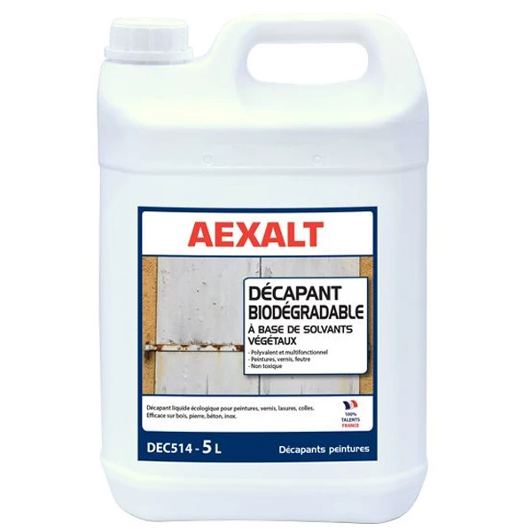Produit Nettoyant Et Dégraissant Décapant Peintures Vernis Et Colles Biodégradable Aexalt 5 Litres DEC514 1 Produit Nettoyant Et Dégraissant Décapant Peintures Vernis Et Colles Biodégradable Aexalt 5 Litres DEC514