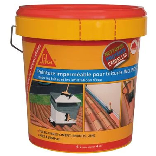 Traitements Des Toitures Peinture Imperméable Toiture Inclinée Sikagard Terre Cuite 4 L 460507 1 Traitements Des Toitures Peinture Imperméable Toiture Inclinée Sikagard Terre Cuite 4 L 460507