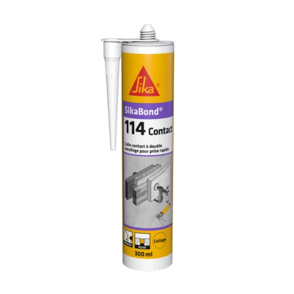 Colle Multi-usage Colle SikaBond 114 Contact Beige Pour Intérieur 300 Ml 3 Colle Multi-usage Colle SikaBond 114 Contact Beige Pour Intérieur 300 Ml – Image 3
