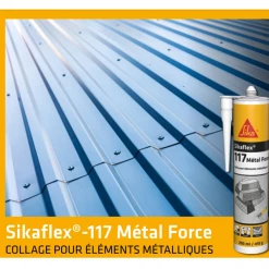 Colle Multi-usage Colle Sikaflex 117 Métal Force Intérieur Extérieur 290 Ml -Chimique Soldes Boutique sikaflex 117 metal 1