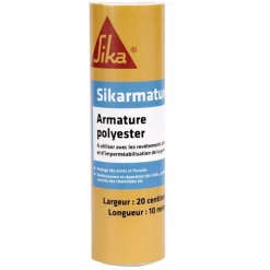 Sika Mastic Pu Armature Polyester Renforcement D’étanchéité Carrelage Tuiles Rouleau 10mx20cm