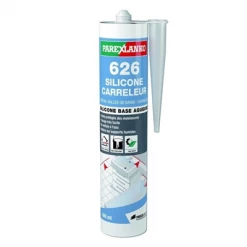 Mastic Silicone Joints Collage Carrelage ParexLanko 626 Blanc 300 Ml -Chimique Soldes Boutique silicone 626 parexlanko