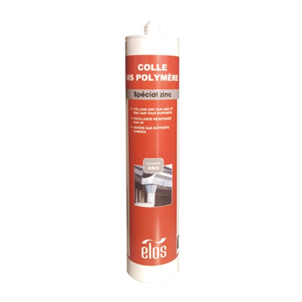 Mastic Pu Mastic Colle MS Polymère Spécial Zinc Elos 290 Ml Couleur Gris 3 Mastic Pu Mastic Colle MS Polymère Spécial Zinc Elos 290 Ml Couleur Gris – Image 3