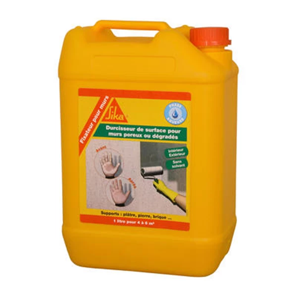 Mastic Et Préparation Support Fixateur De Surface Pour Murs Poreux Ou Dégradés Sika 5 Litres 66131 1 Mastic Et Préparation Support Fixateur De Surface Pour Murs Poreux Ou Dégradés Sika 5 Litres 66131