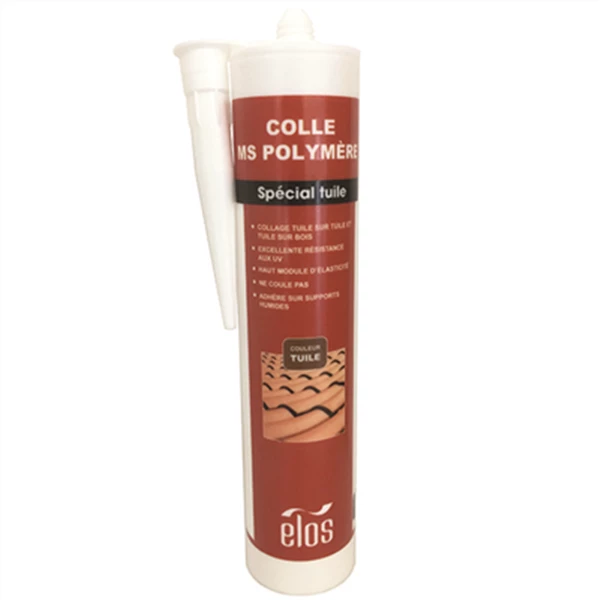 Mastic Pu Mastic Colle MS Polymère Elos Spécial Tuiles Cartouche 290 ML 1 Mastic Pu Mastic Colle MS Polymère Elos Spécial Tuiles Cartouche 290 ML
